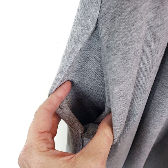 PHILOSOPHY Gray Cold Shoulder Soft Swing Dress XS - Picture 4 of 6